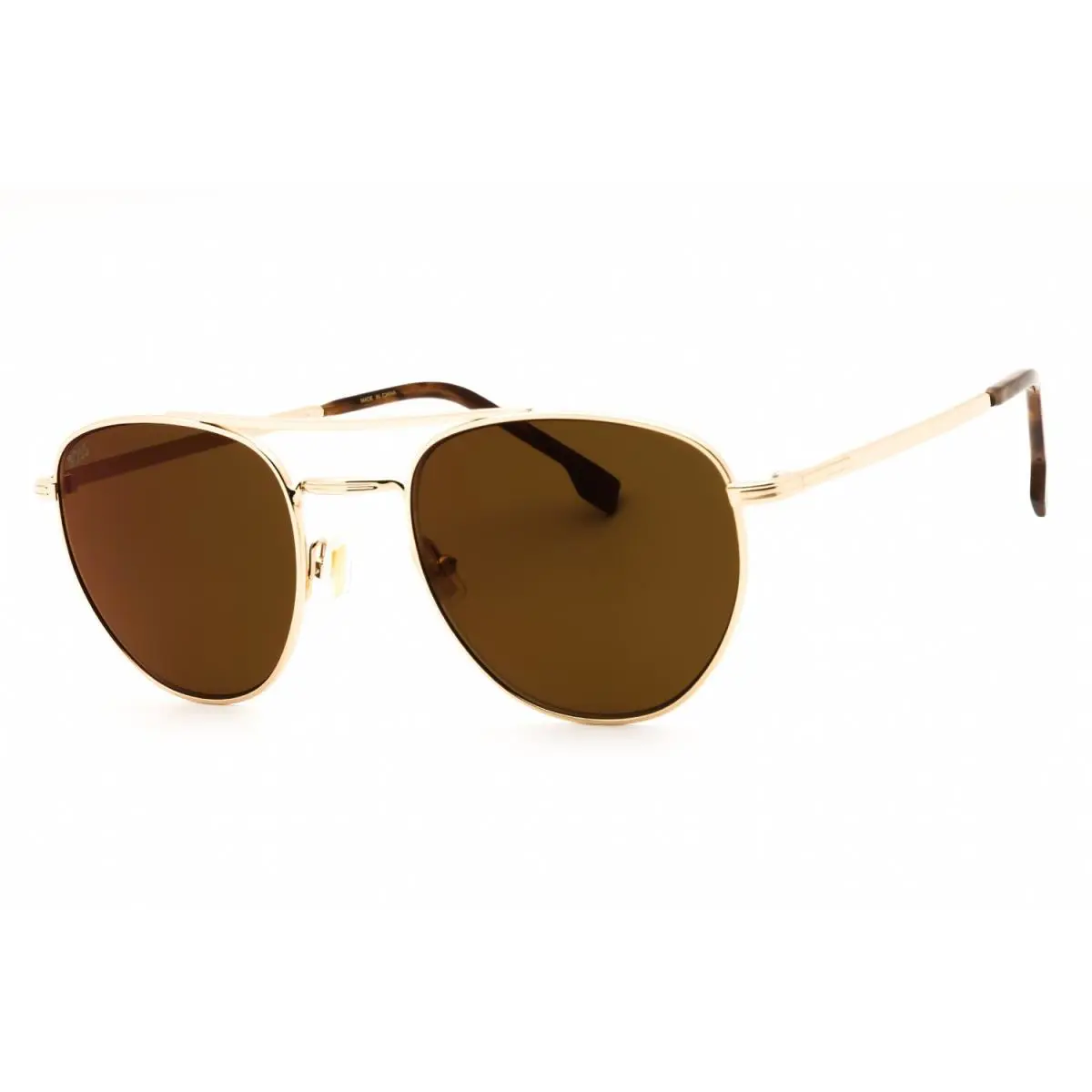 Hugo Boss 1631 S J5G MT Sunglasses Gold Frame Green Lenses 53mm