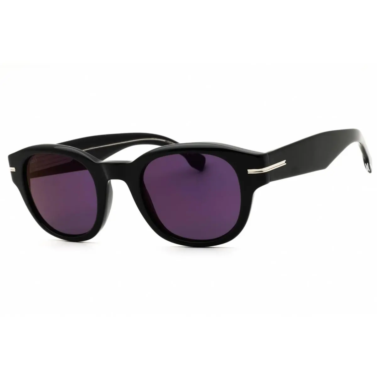 Men`s Sunglasses Round Shape Plastic Full Rim Frame 1717/S 0807 LZ by Hugo Boss