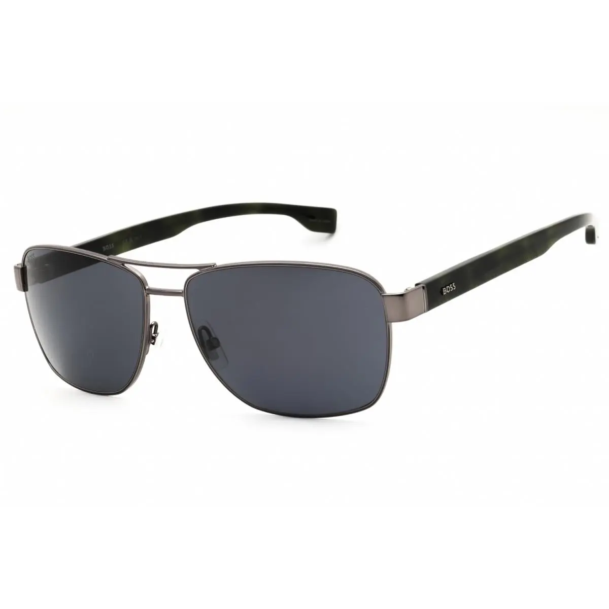 Hugo Boss 1240 S KJ1 IR Sunglasses Ruthenium Grey Frame Grey Lenses 60mm