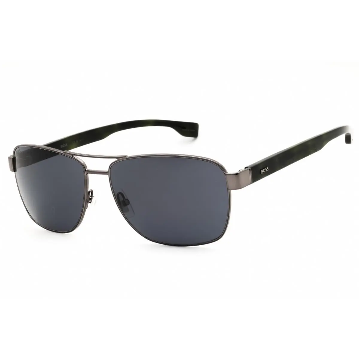Hugo Boss 1240 S KJ1 IR Sunglasses Ruthenium Grey Frame Grey Lenses 60mm