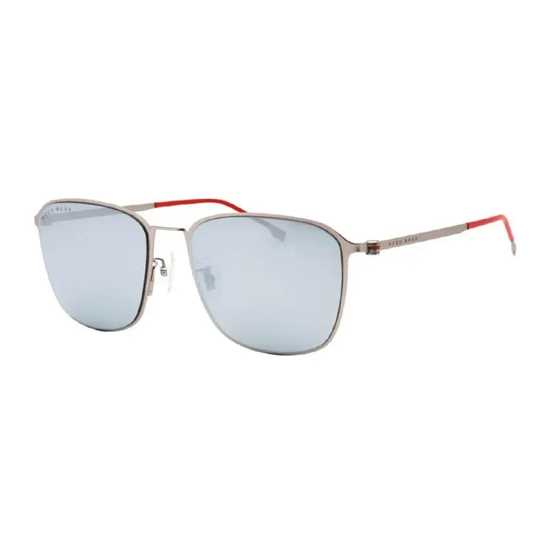 Boss 1405/F/SK 0R81 DC Matte Ruthenium/silver Mirror 59-19-145 by Hugo Boss