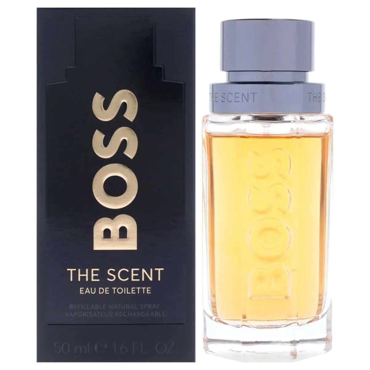 Boss The Scent by Hugo Boss Eau De Toilette Spray 1.7 oz For Men