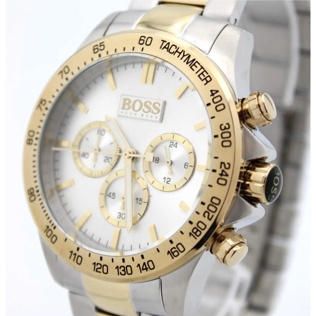 Hugo Boss 44mm Silver Dial Men`s Watch Ikon HB 1512960