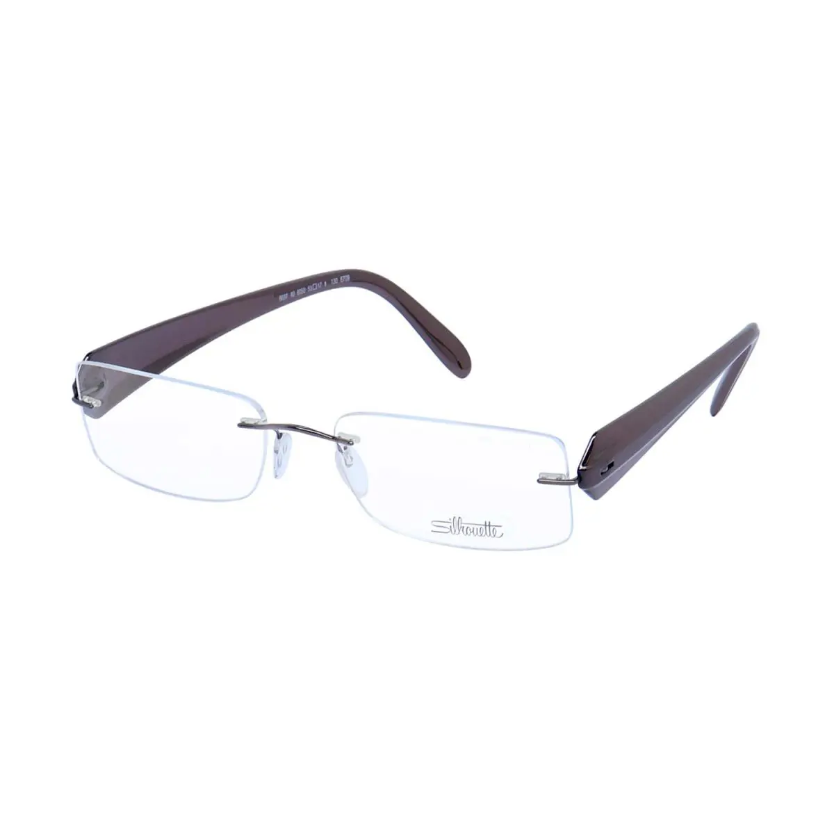 Silhouette 6697/40 Eyeglasses Metal Plastic Austria Rectangular Brown