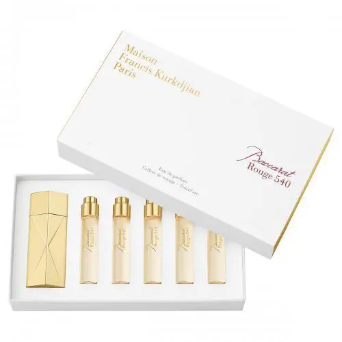 Maison Francis Kurkdjian Baccarat Rouge 540 6 Pcs Set: Travel Spray Case + 5 X