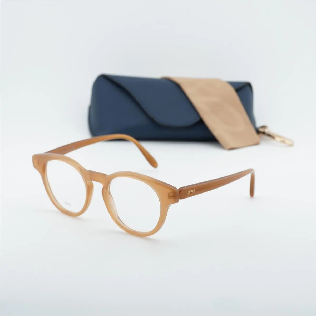 Loewe LW50085I 047 Shiny Brown 49mm Eyeglasses