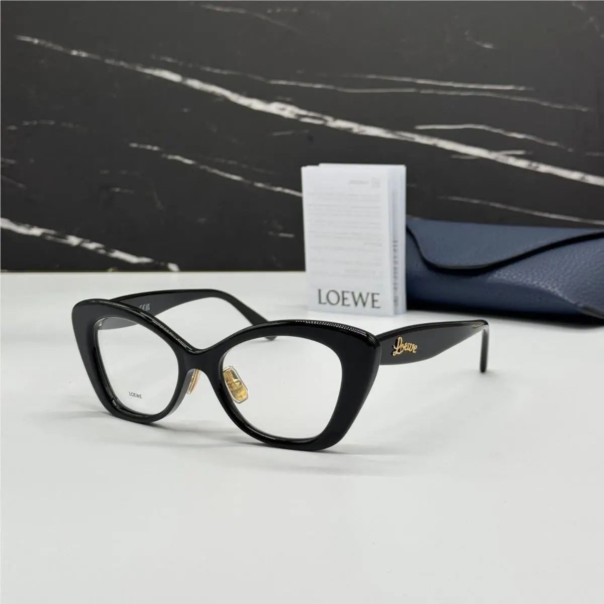 Loewe LW50067F 001 Eyeglasses Black Women Eyewear Loewe