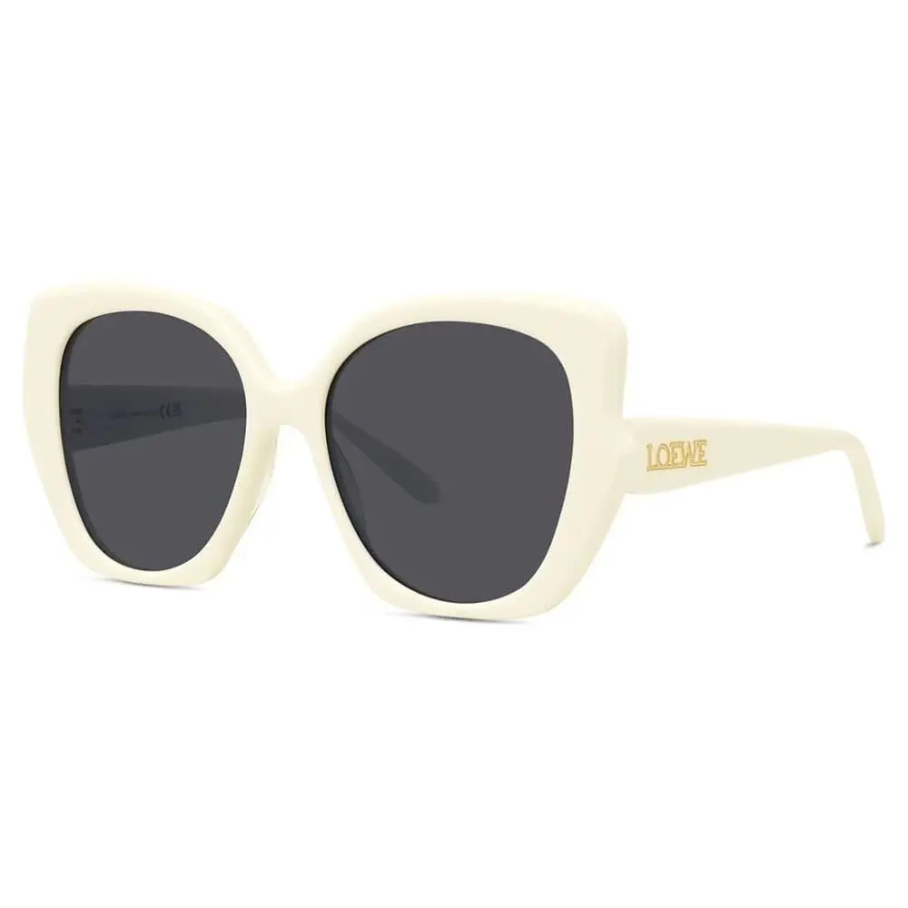 LW40133I 25A Ivory/smoke Sunglasses 55-17-140 by Loewe