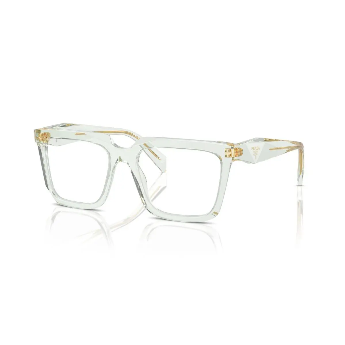 Prada A19V Eyeglasses 14R1O1 Transparent