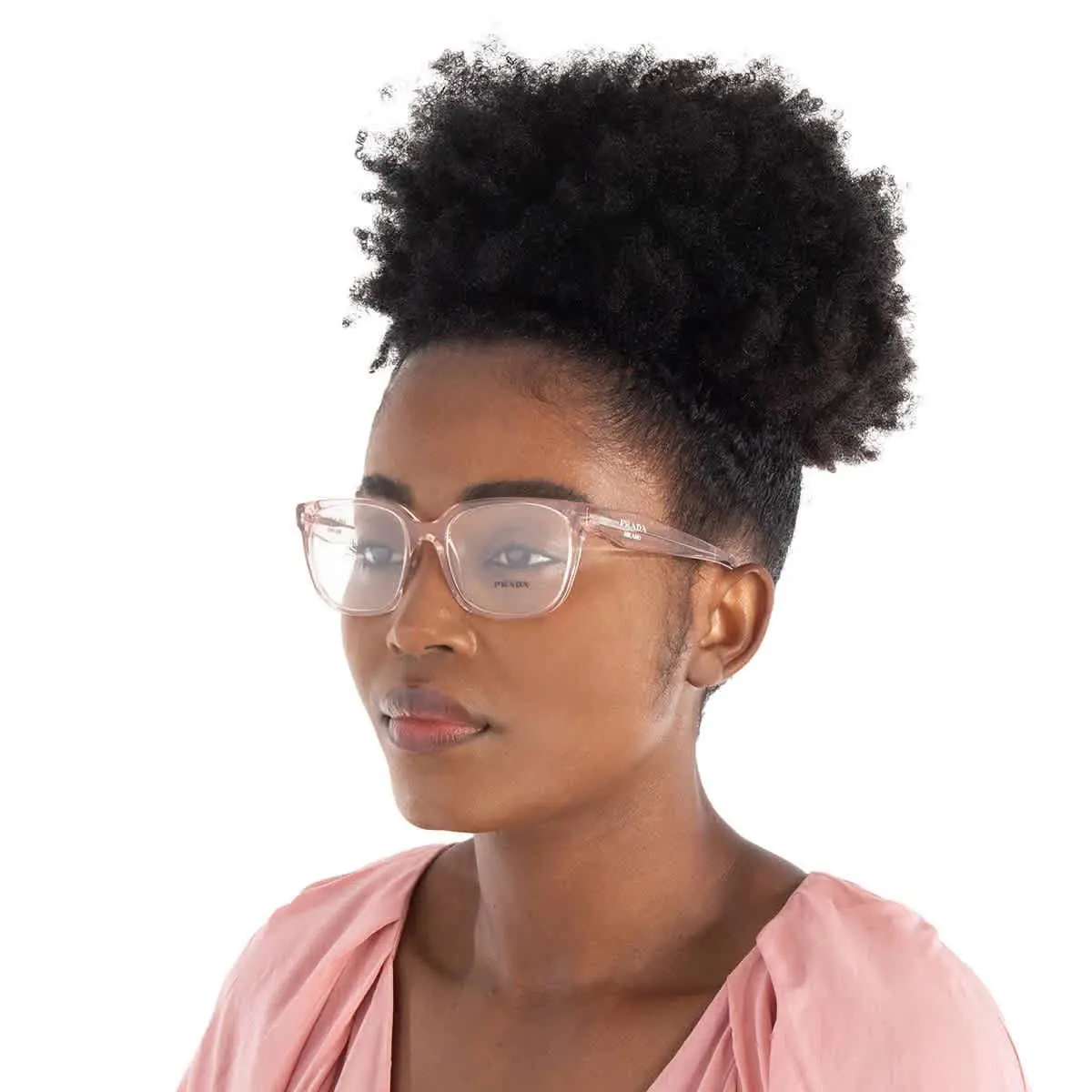 Prada Demo Square Ladies Eyeglasses PR 17ZV 15J1O1 54 PR 17ZV 15J1O1 54