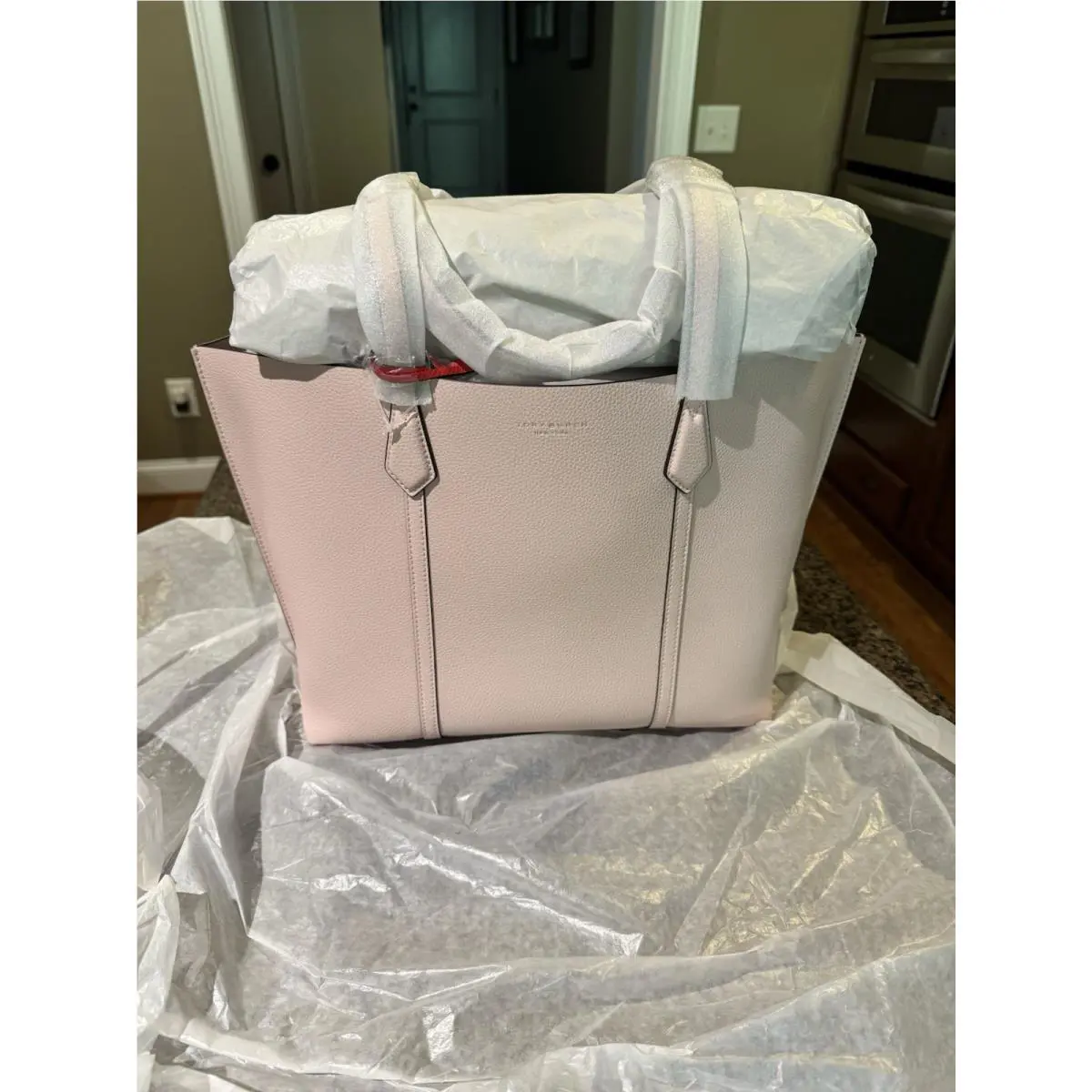 Tory Burch Perry Triple Compartment Tote - Shell Pink - 53245