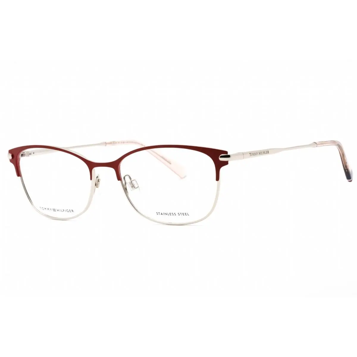 TH 1958 0AN Eyeglasses Burgundy Frame 53mm by Tommy Hilfiger