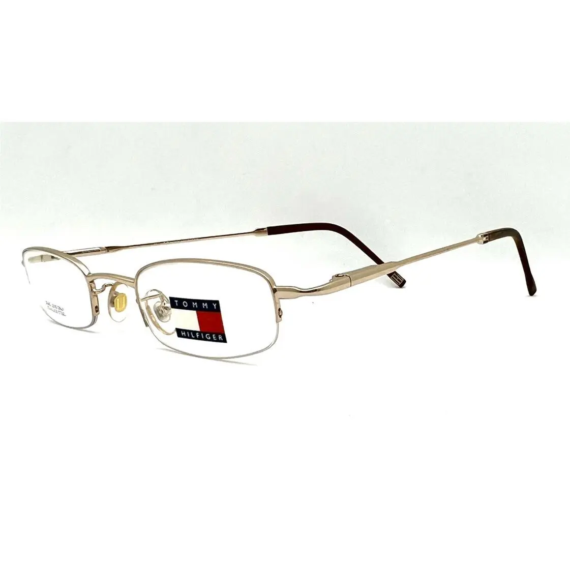 Tommy Hilfiger Eyeglasses TH 3004 Gold/brown 44-22-140 with Generic Case