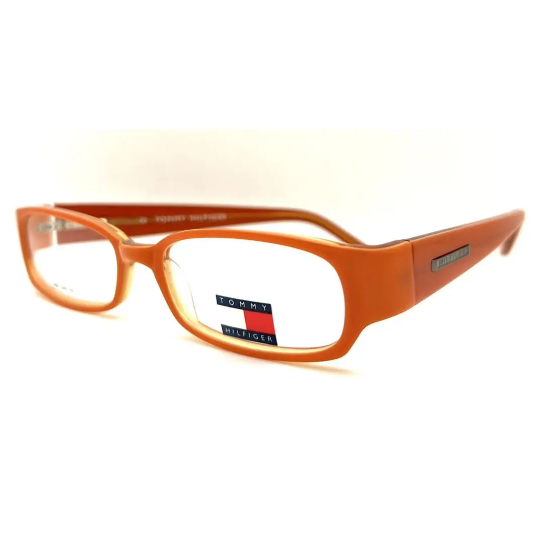 Tommy Hilfiger Eyeglasses TH 3078 Orange 53-17-135 with Generic Case