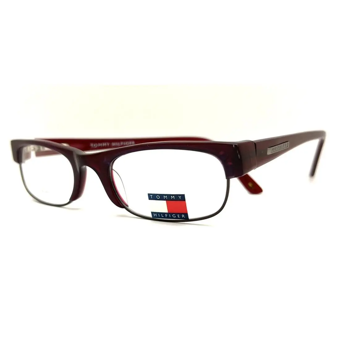 Tommy Hilfiger Eyeglasses TH 3059 Burgundy 50-20-140 with Generic Case