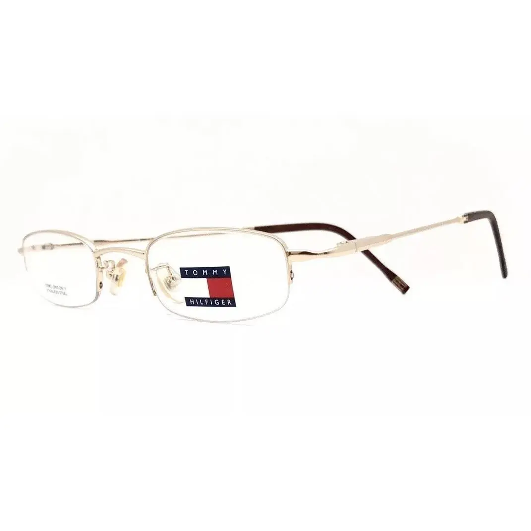 Tommy Hilfiger Eyeglasses TH 3004 Gold Brown 44•22•140 with Generic Case