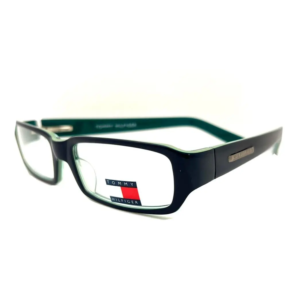 Tommy Hilfiger Eyeglasses TH 3054 Blue/green 52-17-135 with Generic Case