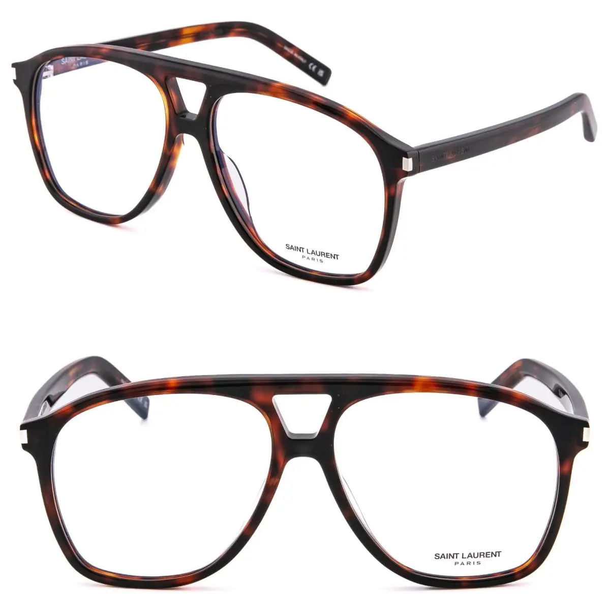 Saint Laurent Dune 596 Ysl SL596 Opt Havana Eyeglasses Optical Frame 53mm 003
