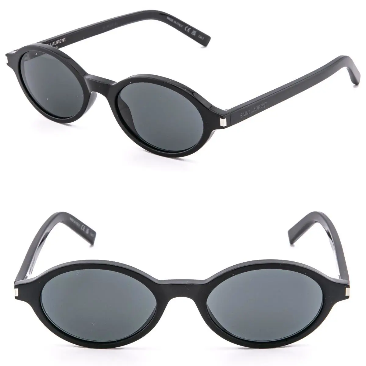 Saint Laurent Jeanne SL 751 SL751 Black Narrow Slim Oval Sunglass 001