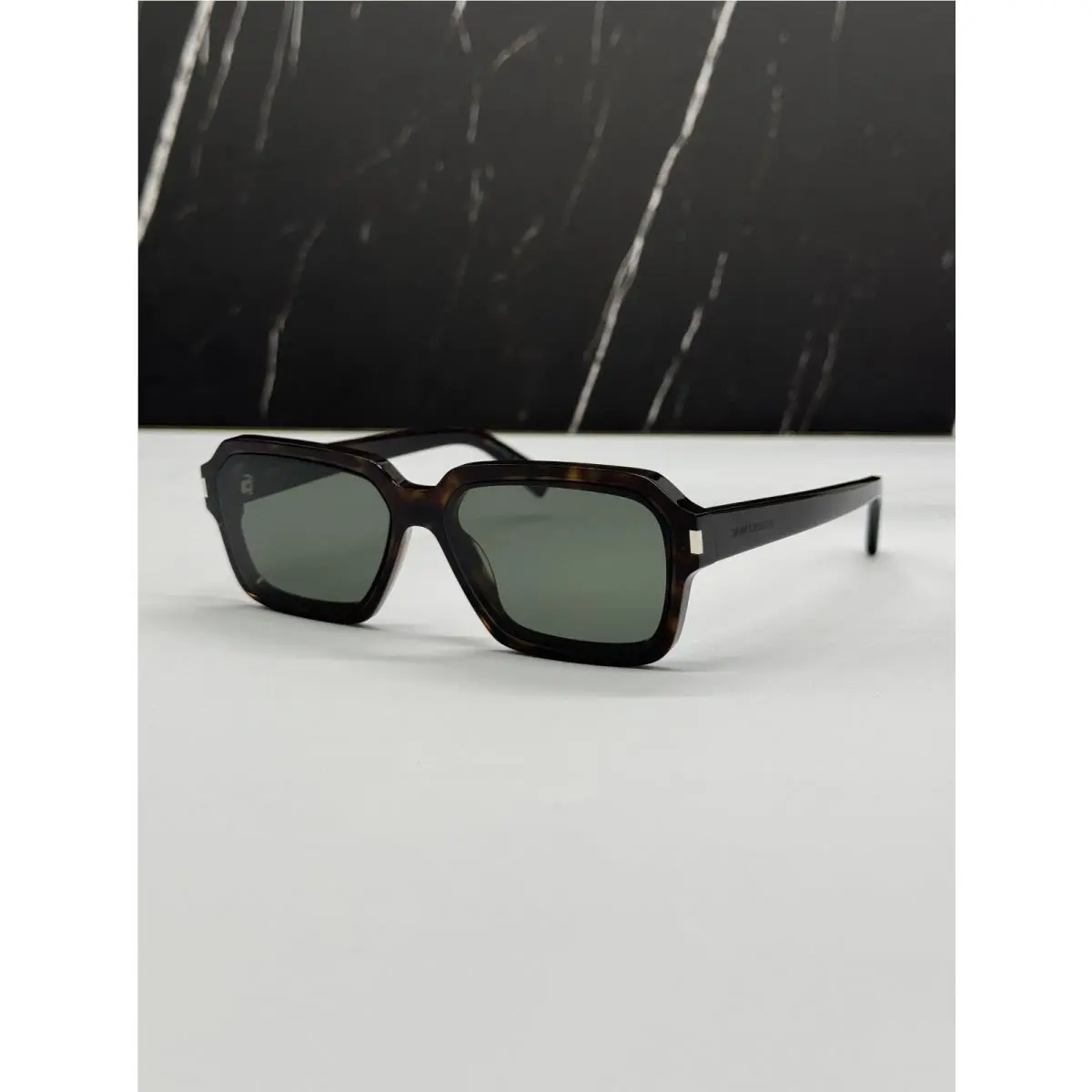 Saint Laurent SL611 002 Sunglasses Havana Unisex Eyewear by Yves Saint Laurent
