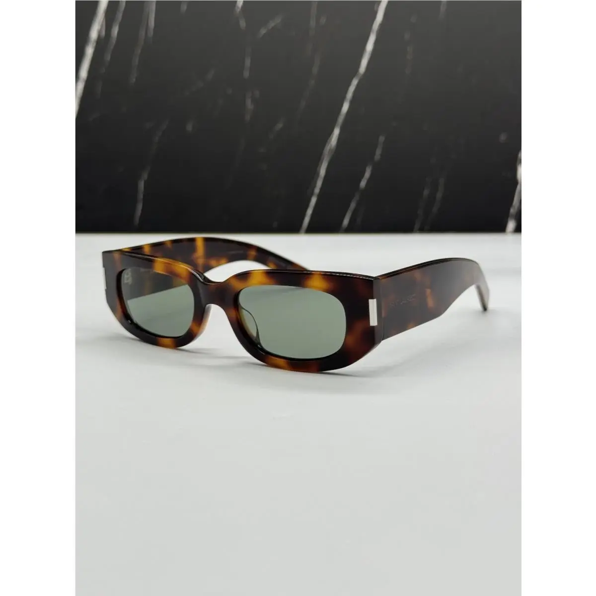 Saint Laurent SL697 002 Sunglasses Havana Unisex Eyewear by Yves Saint Laurent