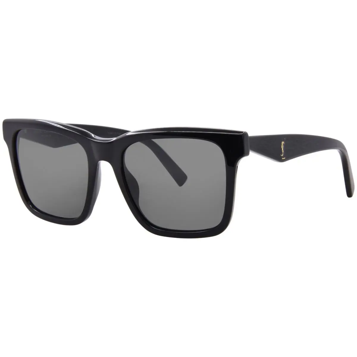 Saint Laurent SL M170 001 Sunglasses Women`s Black/dark Grey Square Shape 55mm