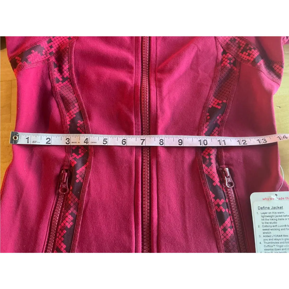 Lululemon clothing - Define - Define - Red 7