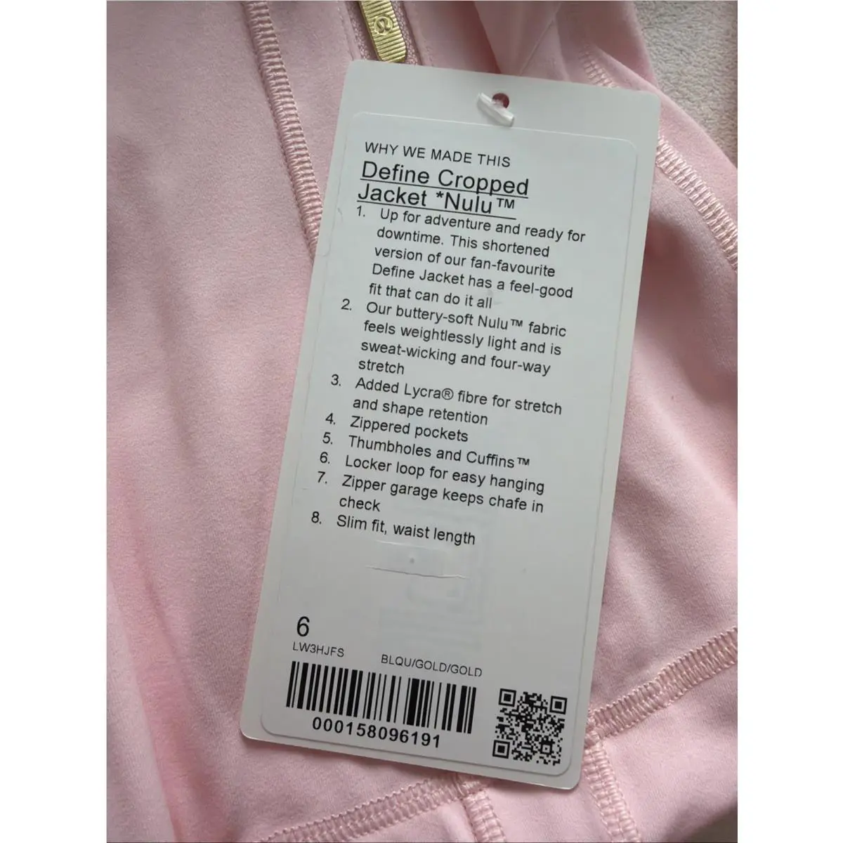 Lululemon clothing - Pink 4