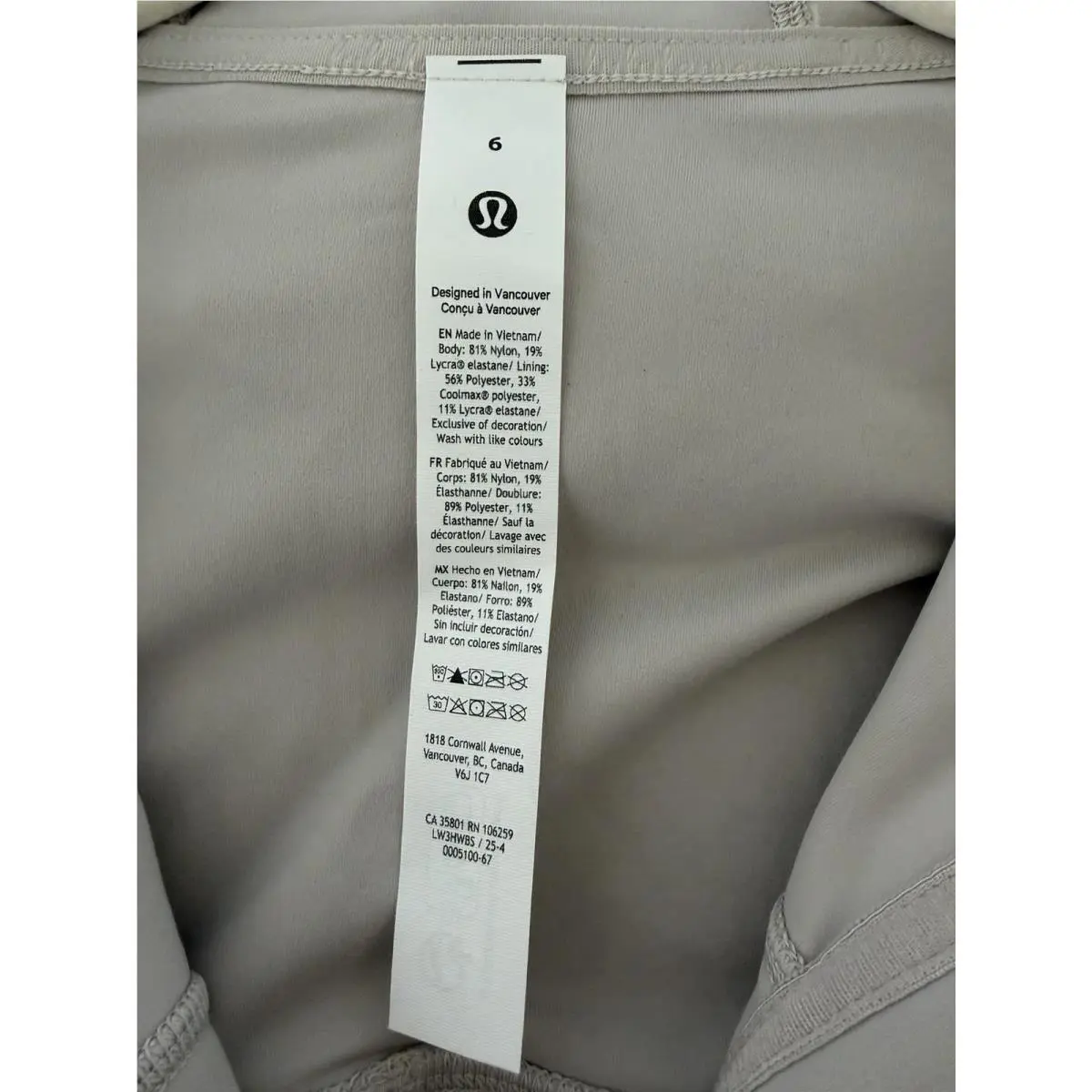Lululemon clothing - Gray 2