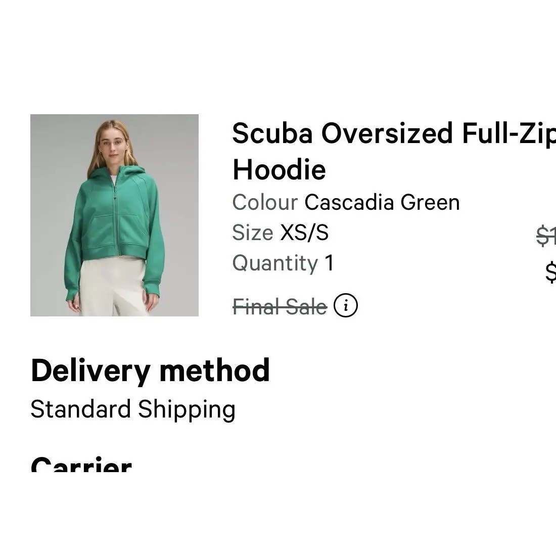 Lululemon clothing - Green 13