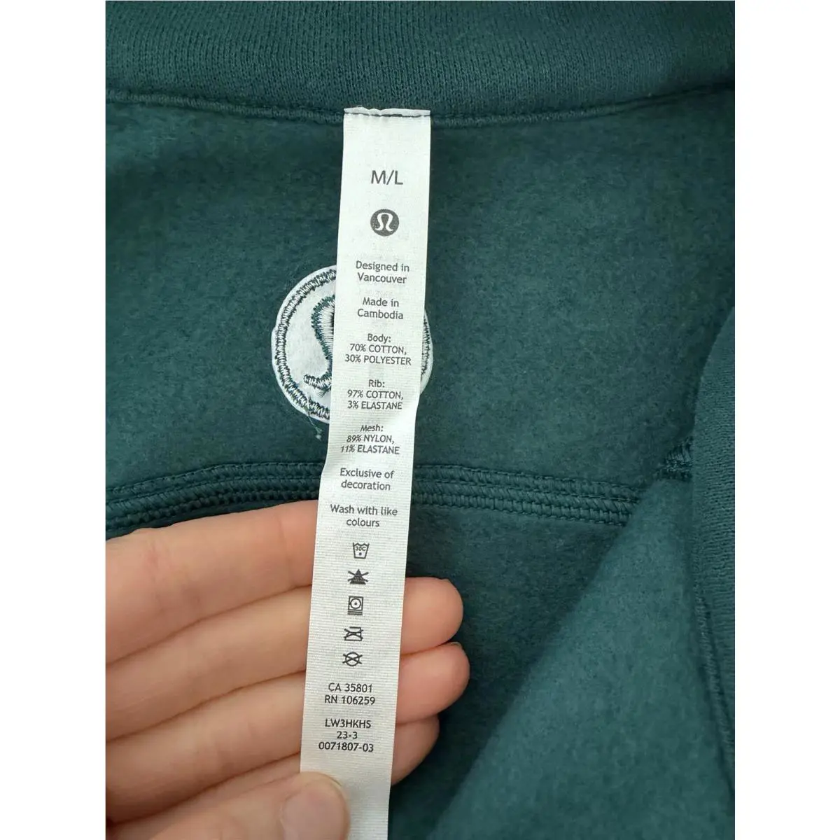 Lululemon clothing - Green 2