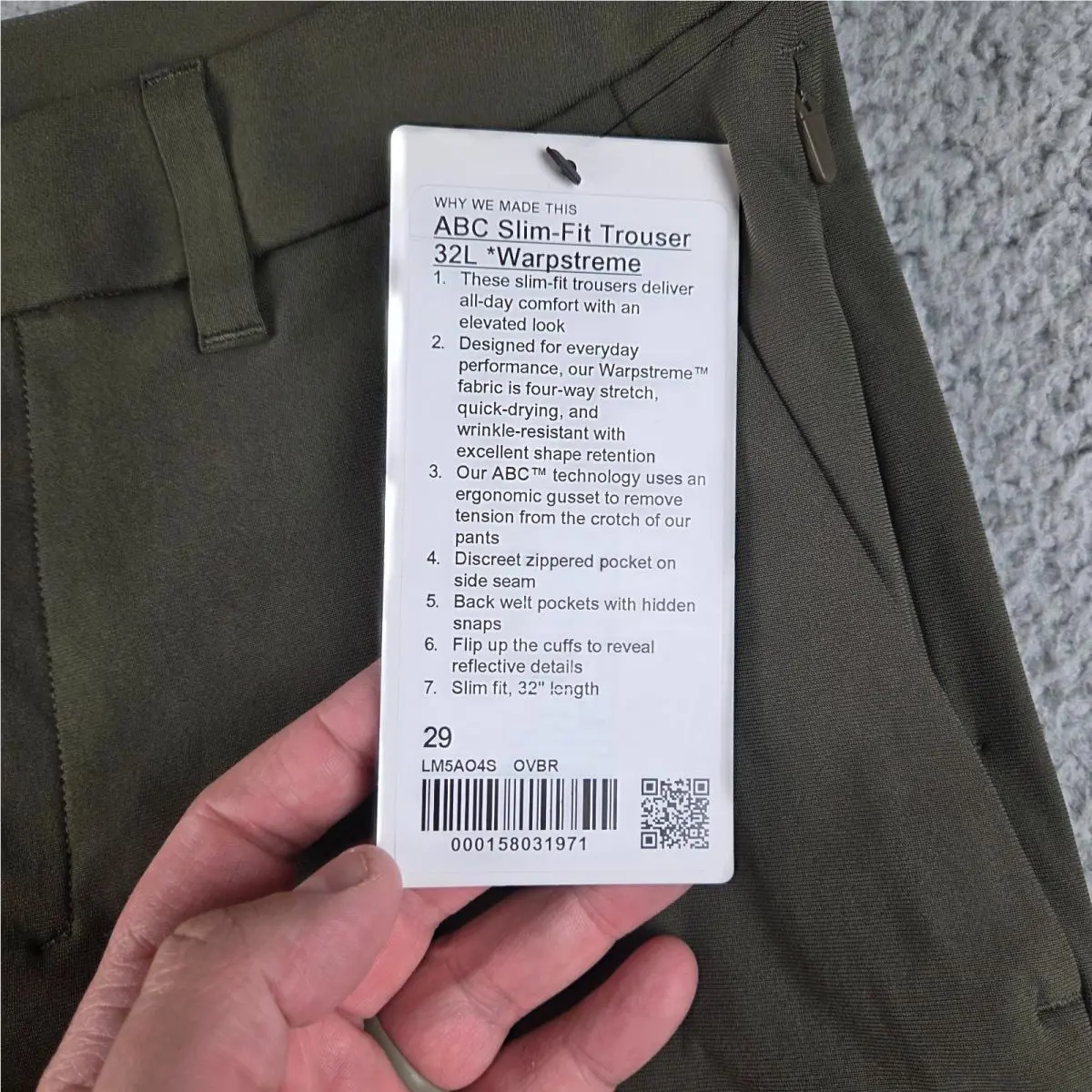 Lululemon clothing - Green 1