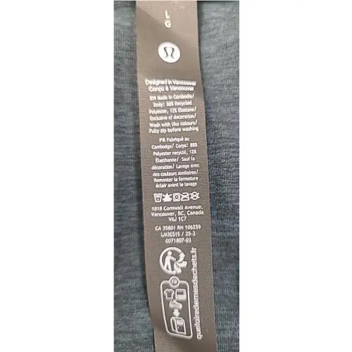 Lululemon clothing - Heather grey/Obsidian 1