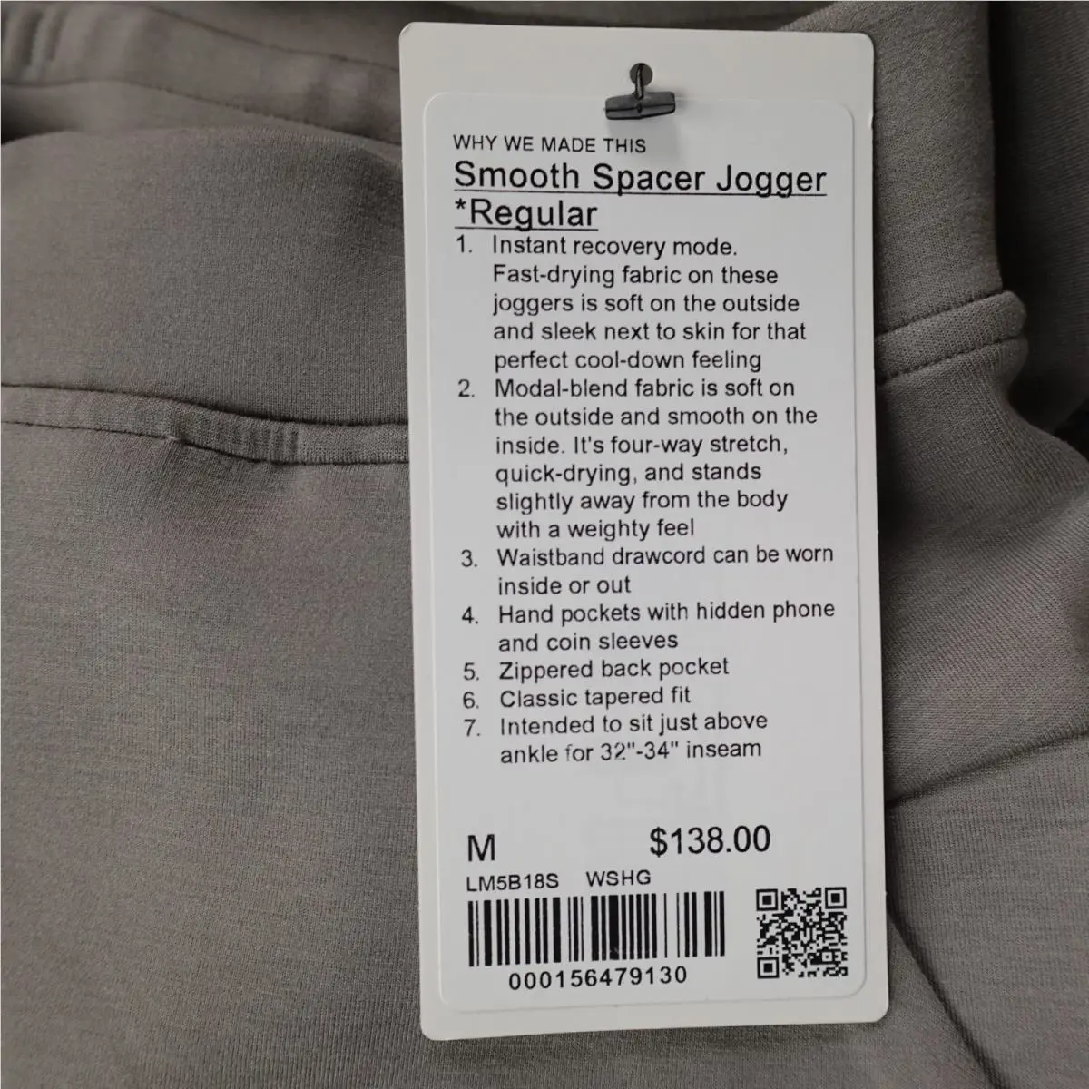 Lululemon clothing - Gray 9