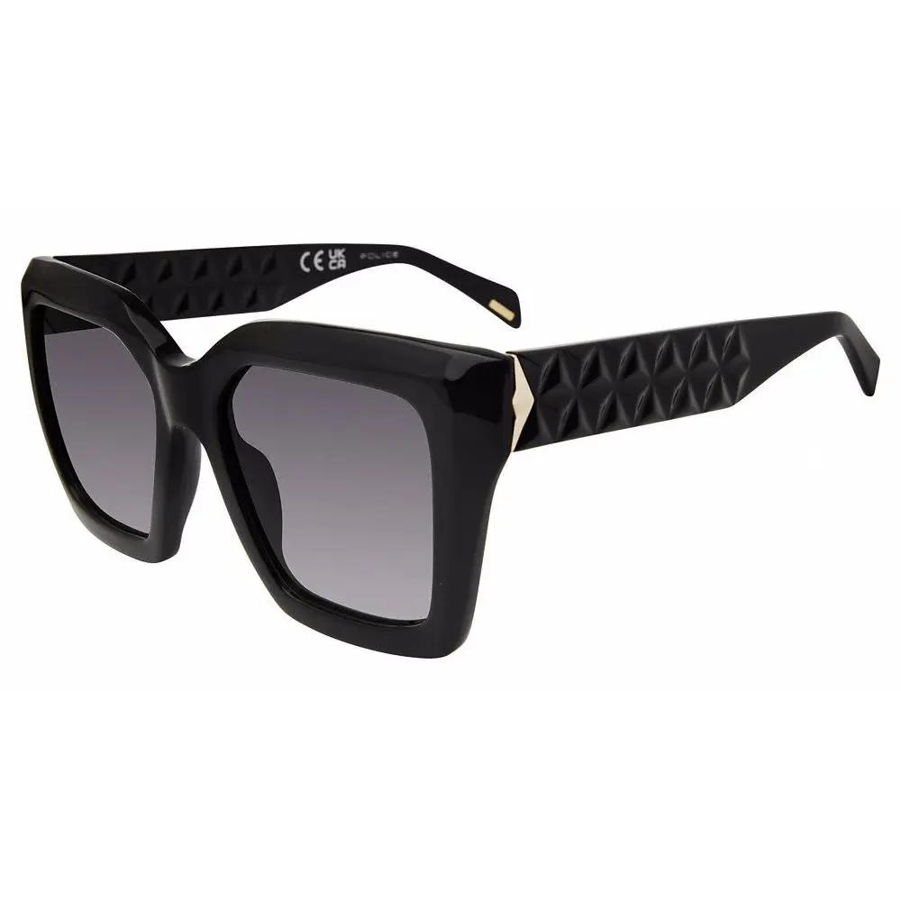 Police SPLN60M Sunglasses 0700 Black 53mm Unisex