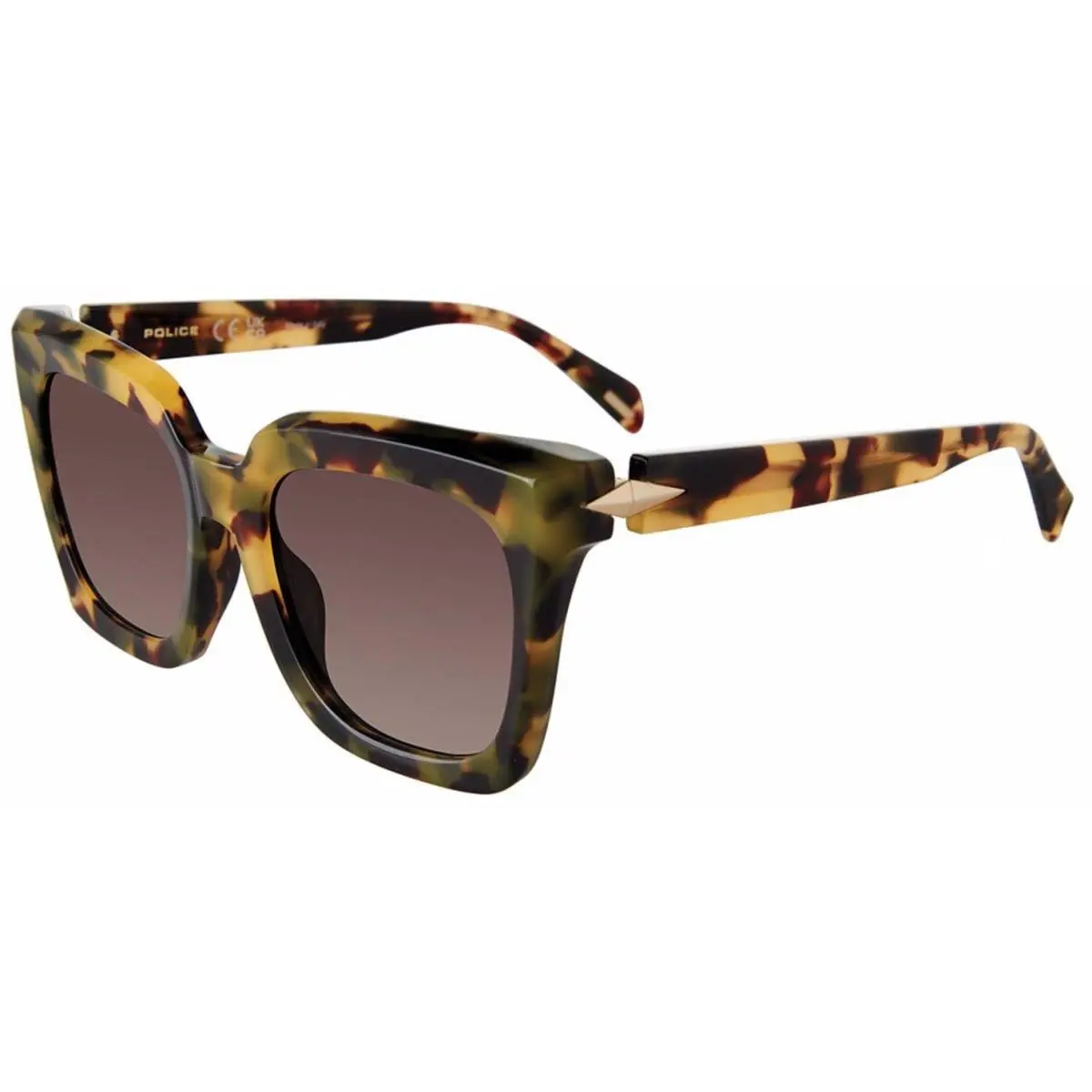 Police Spll 99 M Vintage Havana-0agg Size 53 Sunglasses