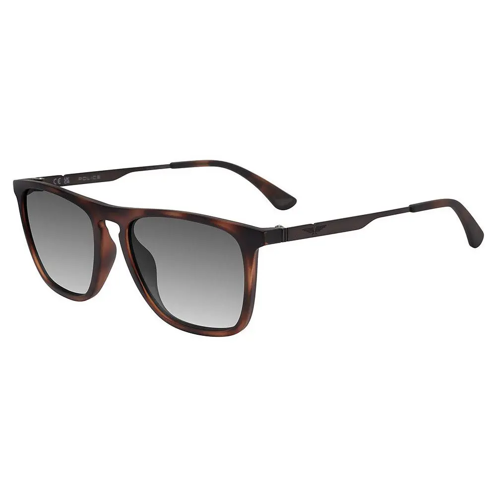 Police SPLQ80E Sunglasses 828P Pink Brick W Azure 55mm Unisex