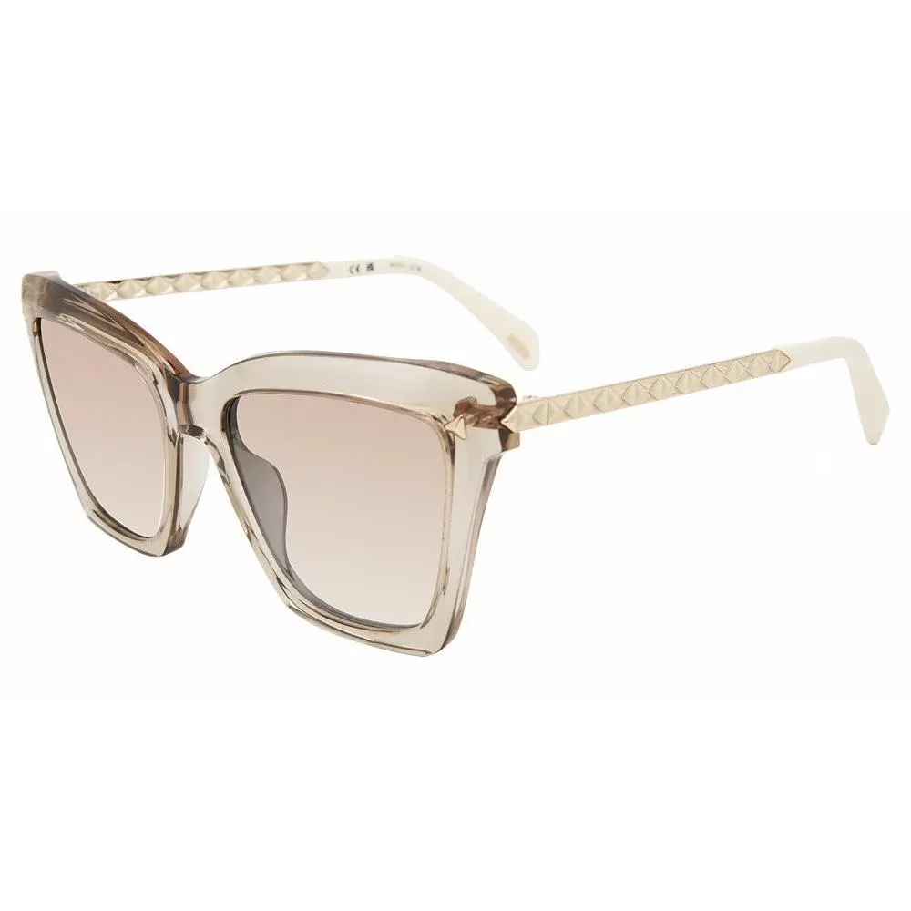 Police Spln 62 M Transparent Beige 07t1 Size 52 Sunglasses