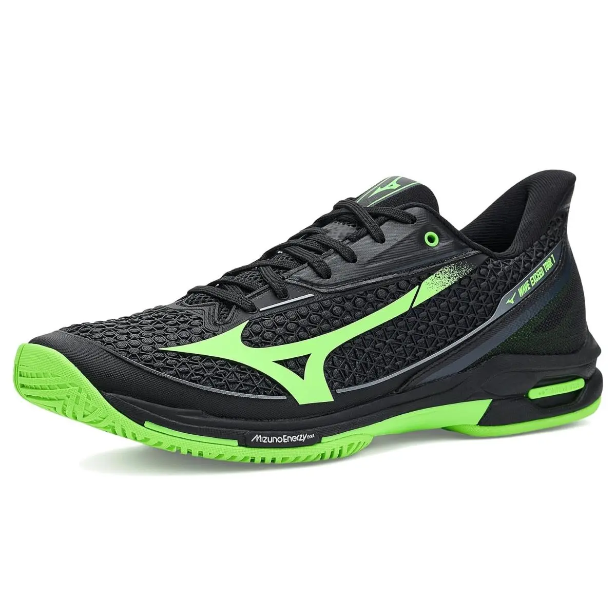 Mizuno shoes - Black/Glowing Apple 6