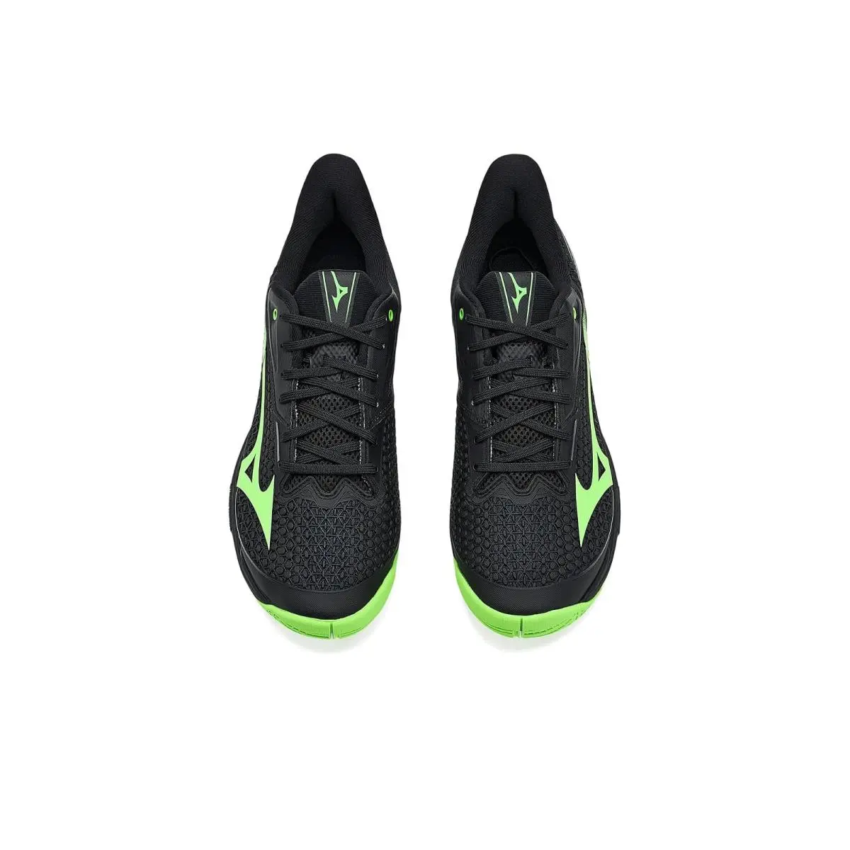 Mizuno shoes - Black/Glowing Apple 7