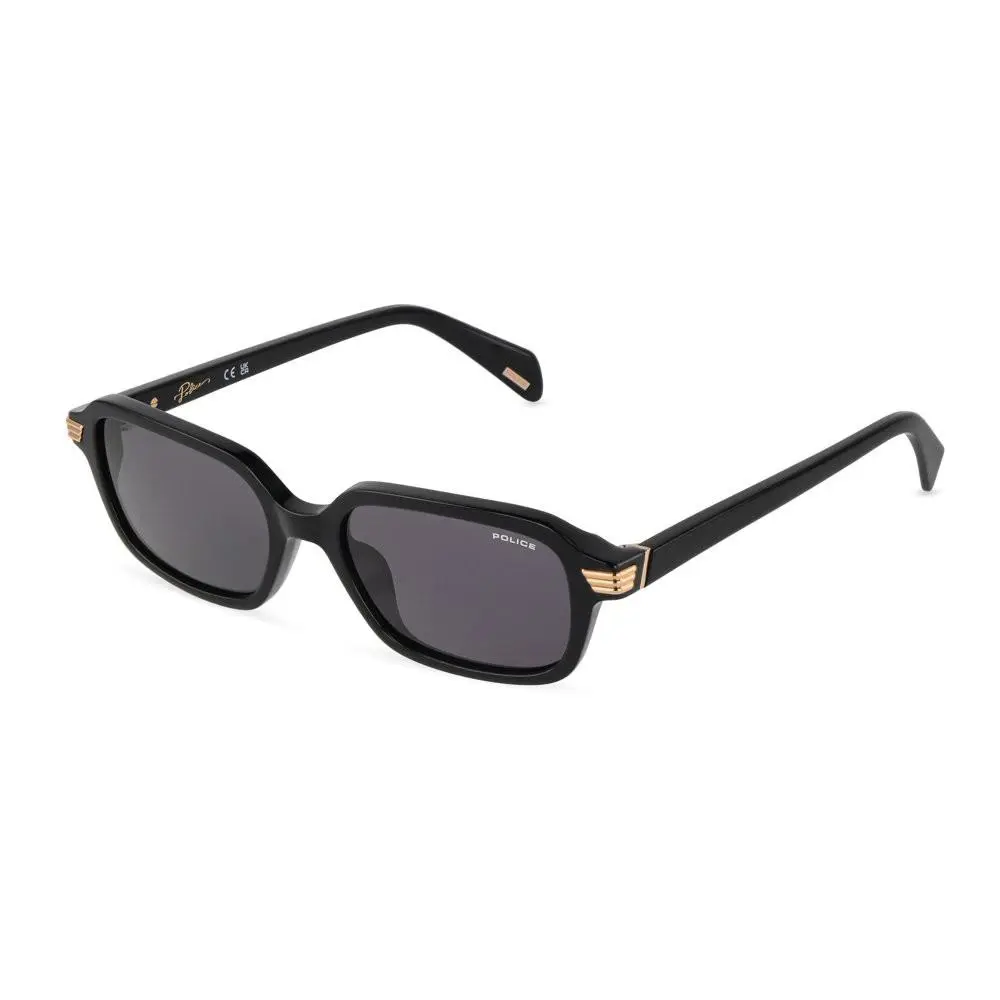 Police SPLU07M Sunglasses 0700 Black 52mm Unisex