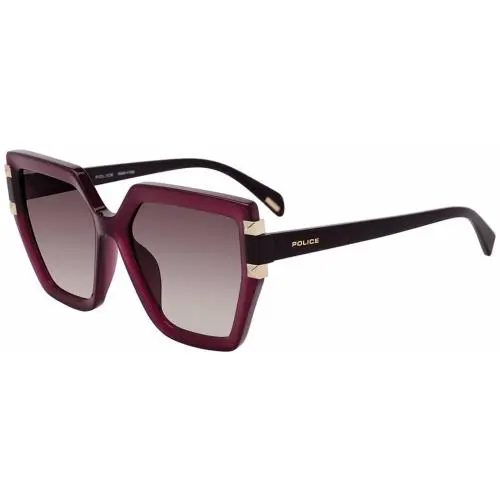 Police Splp 46 M Shiny Opal Violet 06pj Size 55 Sunglasses
