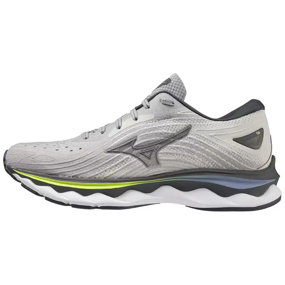 Mizuno Women`s Wave Sky 6 D Running Shoe - Gray