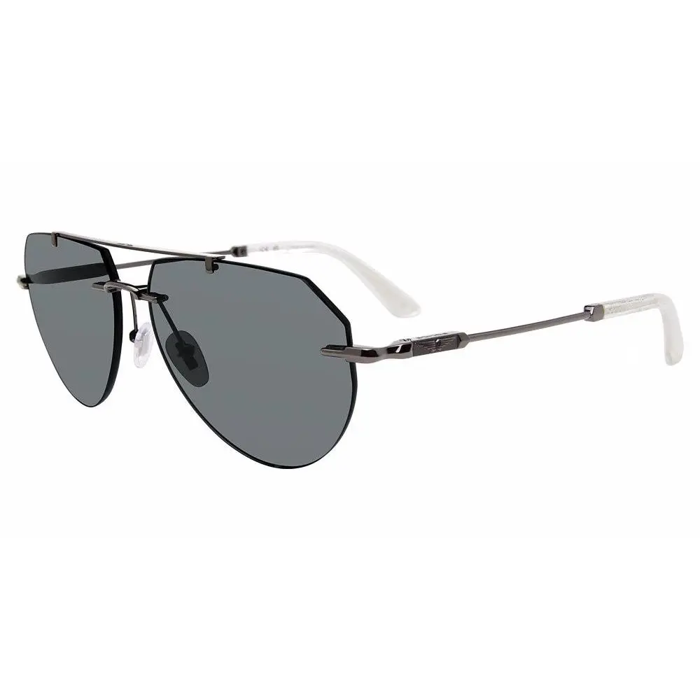 Police SPLN42 Sunglasses 568Y Shiny Gun 59mm Unisex