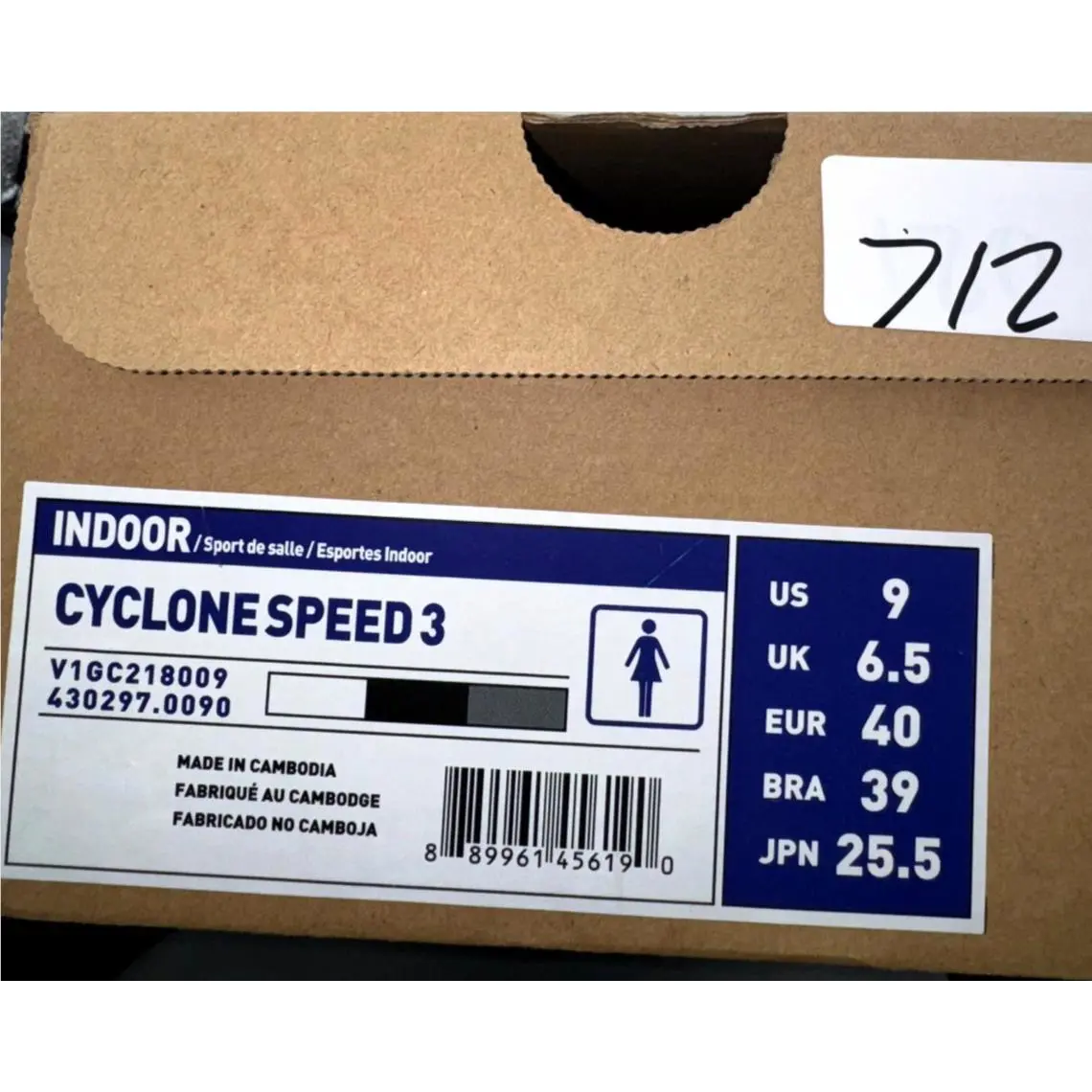 Mizuno shoes - Mizuno Cyclone Speed 3 - Cyclone Speed - 4302970090 - White 4