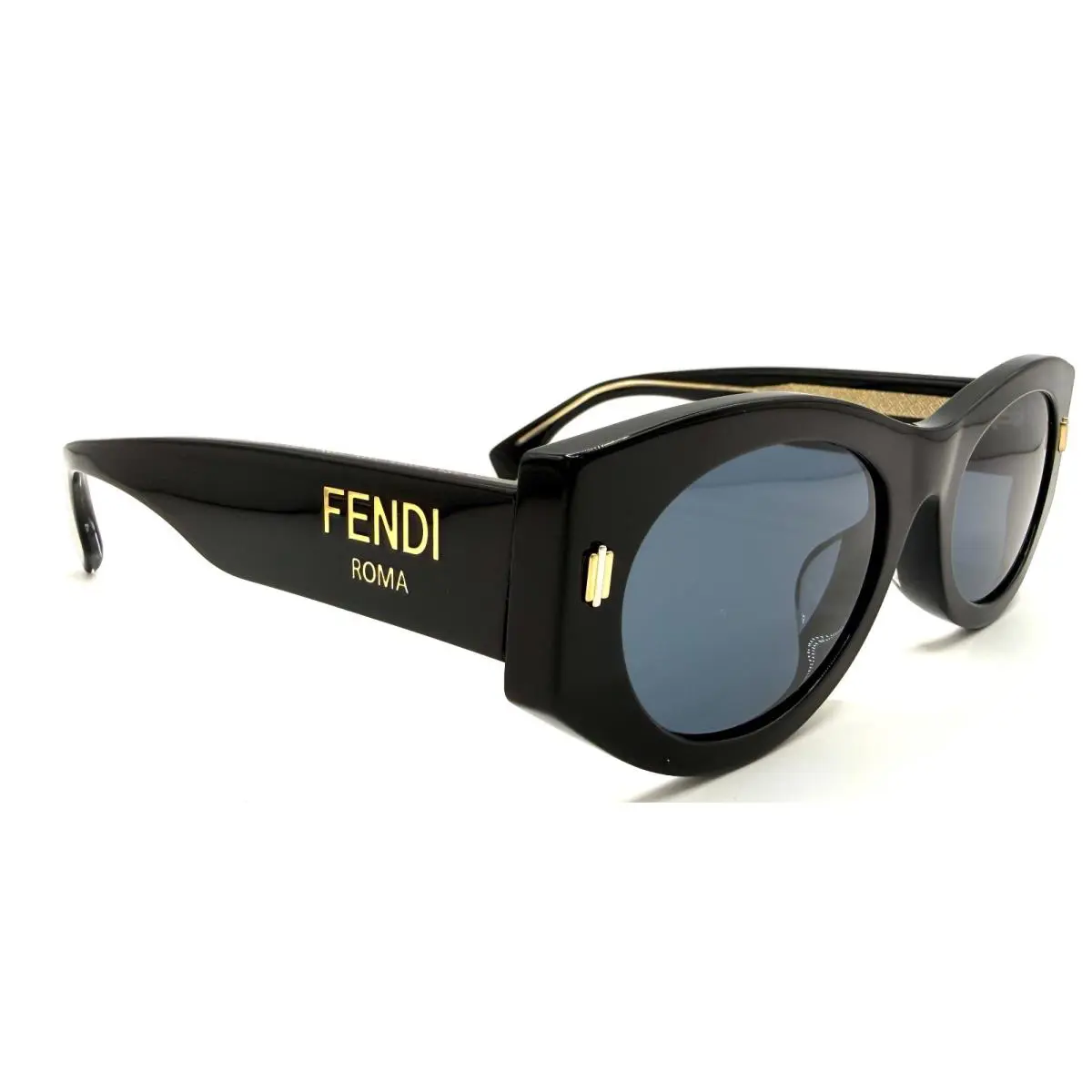 Fendi FE40125I FE 40125I 01V Black Sunglasses 52-21-145 Rx