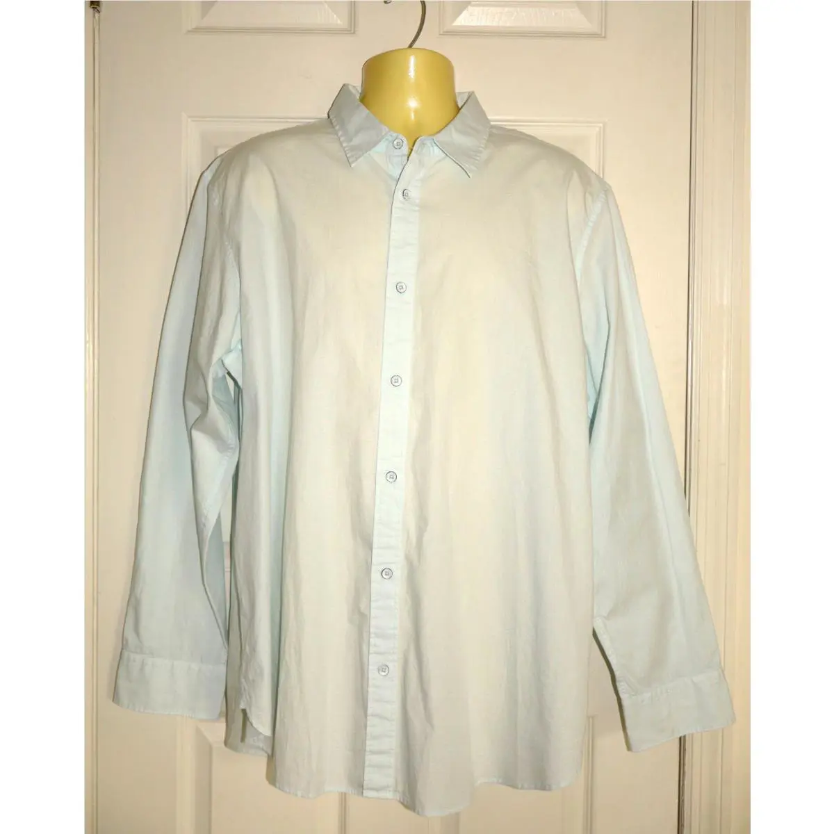 Rag Bone Ripstop Lightweight L/s Button Up Sky Blue Finch Shirt Xxl