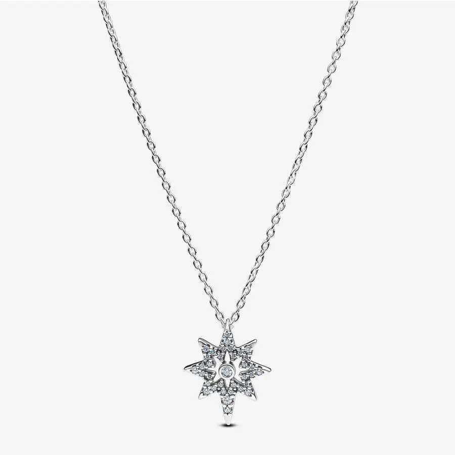 Pandora North Star Pendant Necklace- 393600C01-45