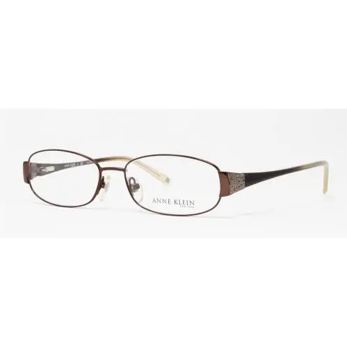 Anne Klein Women`s Eyeglasses AK9113 495 Brown 51mm Metal Optical Frame