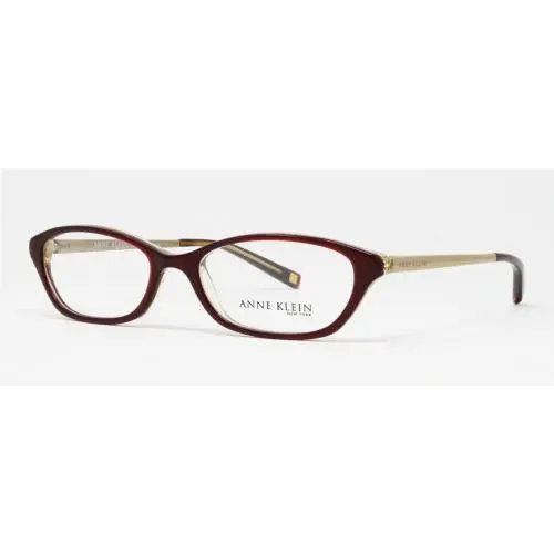Anne Klein Women`s Eyeglasses AK8102 231 Burgundy/gold 51mm Optical Frame